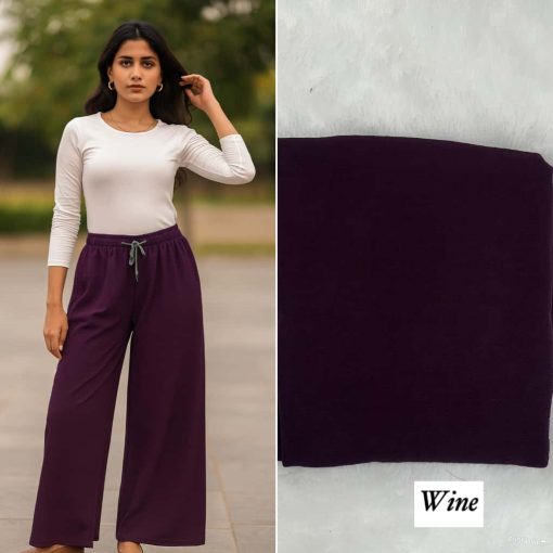 Textured Palazzo Wholesale Catalog 8 Pcs - Image 7