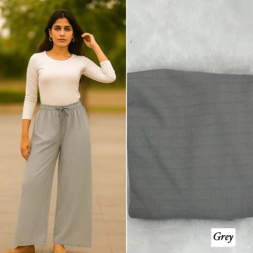 Textured Palazzo Wholesale Catalog 8 Pcs - Image 9