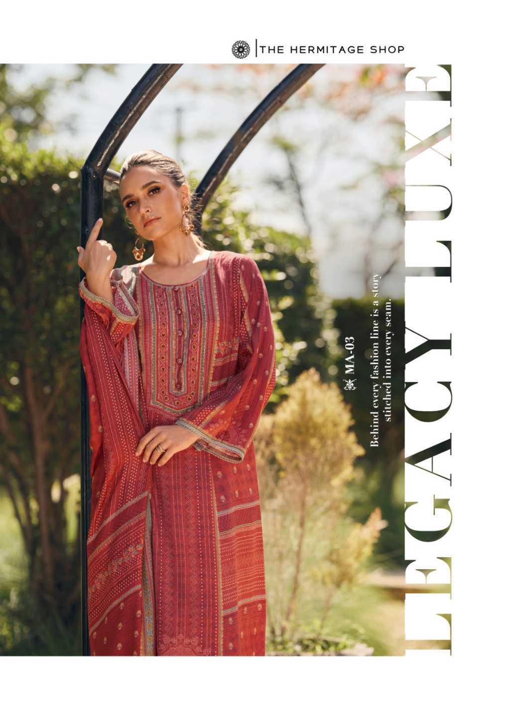 The Heritage Shop Maaya Viscose Salwar Suit Catalog 4 Pcs - Image 12