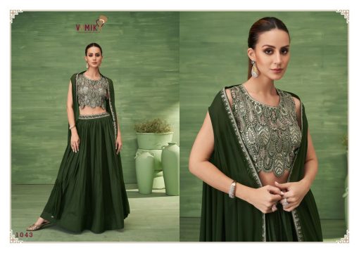 Vamika Celebrity Vol 5 Lehenga Choli with Koti Fancy Catalog 3 Pcs - Image 5