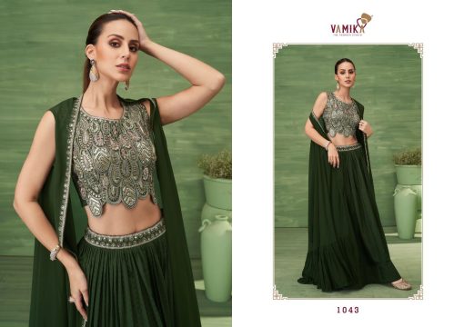Vamika Celebrity Vol 5 Lehenga Choli with Koti Fancy Catalog 3 Pcs - Image 6