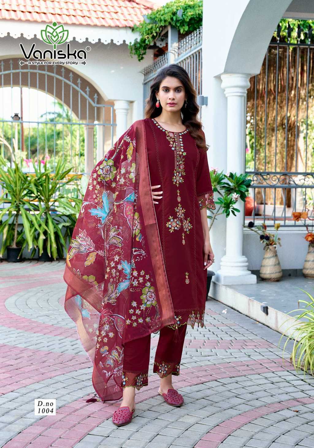 Vaniska Dastoor Vol 1 Kurti with Dupatta Bottom Silk Catalog 6 Pcs (8) Vaniska Dastoor Vol 1 Kurti with Dupatta Bottom Silk Catalog 6 Pcs - Image 9