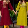 Vaniska Five Star Vol 2 Silk Kurti Catalog 8 Pcs