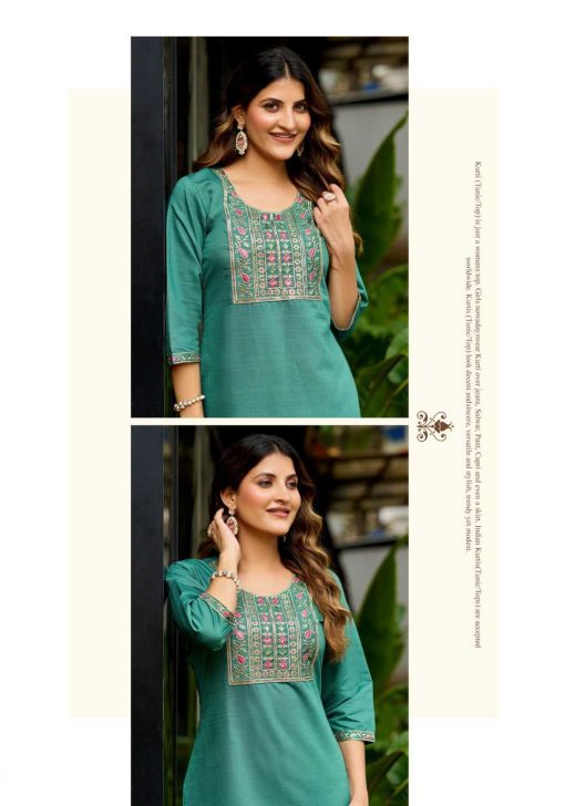 Vaniska Five Star Vol 2 Silk Kurti Catalog 8 Pcs - Image 8