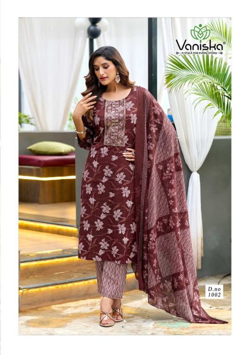 Vaniska Trendy Cotton Vol 1 Salwar Suit Catalog 6 Pcs 5 510x728 - Vaniska Trendy Cotton Vol 1 Salwar Suit Catalog 6 Pcs