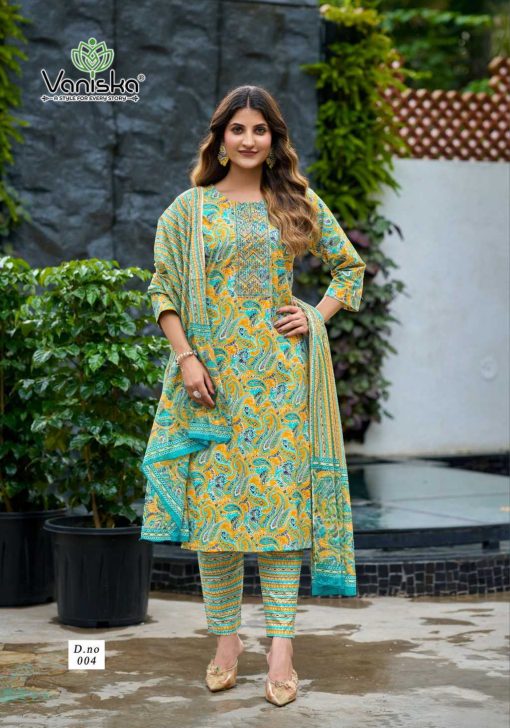 Vaniska Trendy Cotton Vol 1 Salwar Suit Catalog 6 Pcs 8 510x728 - Vaniska Trendy Cotton Vol 1 Salwar Suit Catalog 6 Pcs