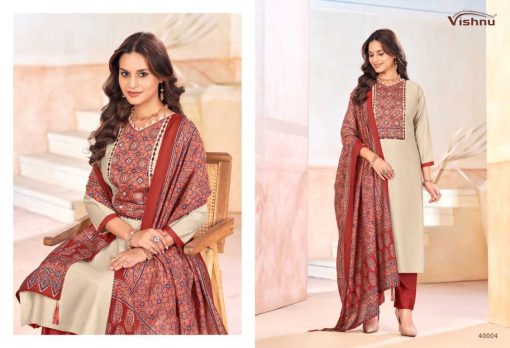Vishnu Ajjrak Gold Vol 2 Fancy Salwar Suit Catalog 12 Pcs 7 510x348 - Vishnu Ajjrak Gold Vol 2 Fancy Salwar Suit Catalog 12 Pcs