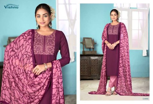 Vishnu Dermy Cool Vol 24 Silk Salwar Suit Catalog 12 Pcs - Image 2