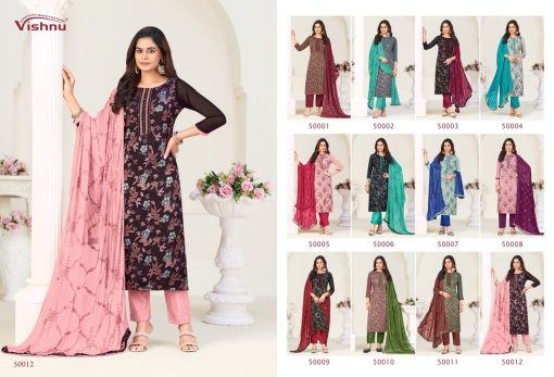 Vishnu Libbas Vol 2 Georgette Salwar Suit Catalog 12 Pcs - Image 13