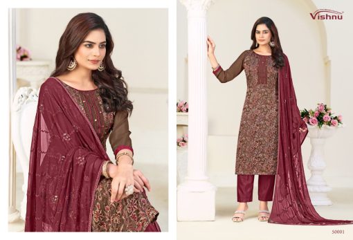 Vishnu Libbas Vol 2 Georgette Salwar Suit Catalog 12 Pcs - Image 3