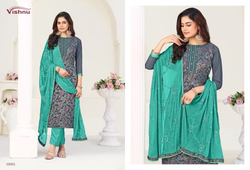 Vishnu Libbas Vol 2 Georgette Salwar Suit Catalog 12 Pcs - Image 5