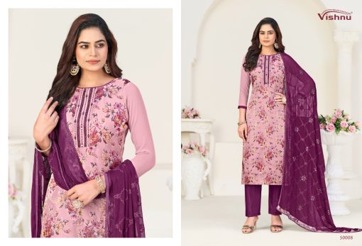 Vishnu Libbas Vol 2 Georgette Salwar Suit Catalog 12 Pcs - Image 7