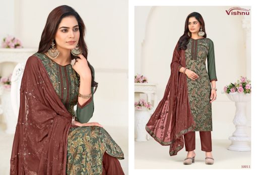 Vishnu Libbas Vol 2 Georgette Salwar Suit Catalog 12 Pcs - Image 8