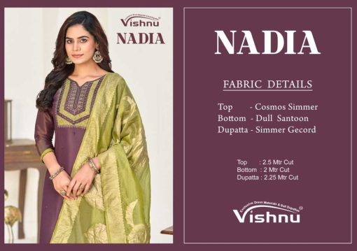 Vishnu Nadia Fancy Salwar Suit Catalog 12 Pcs - Image 14