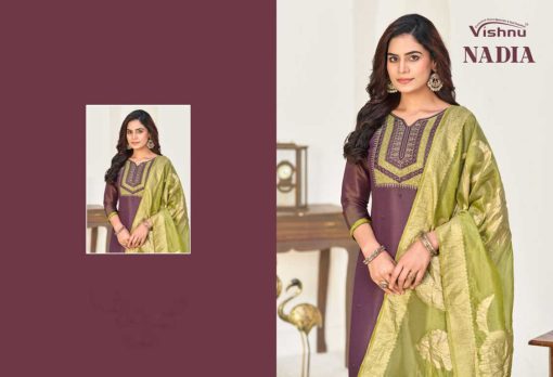 Vishnu Nadia Fancy Salwar Suit Catalog 12 Pcs - Image 7