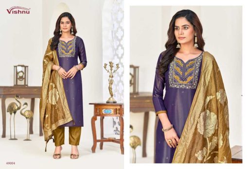 Vishnu Nadia Fancy Salwar Suit Catalog 12 Pcs - Image 8