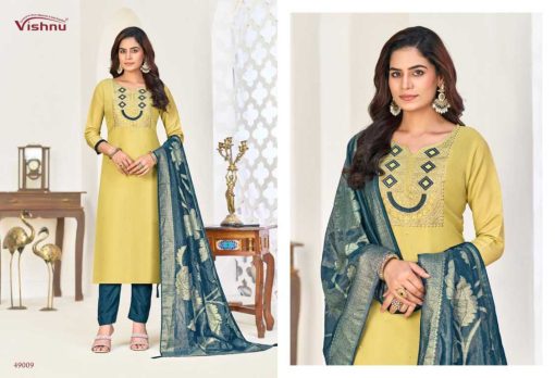 Vishnu Nadia Fancy Salwar Suit Catalog 12 Pcs - Image 10