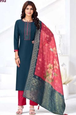 Vishnu Vyomika Vol 2 Silk Salwar Suit Catalog 12 Pcs