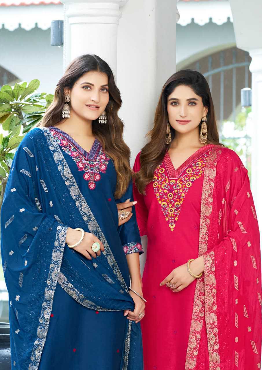 Woodee Mahima Kurti with Dupatta Bottom Viscose Catalog 6 Pcs (10) Woodee Mahima Kurti with Dupatta Bottom Viscose Catalog 6 Pcs - Image 11