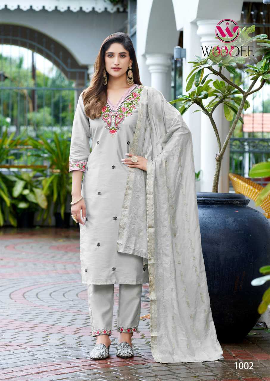 Woodee Mahima Kurti with Dupatta Bottom Viscose Catalog 6 Pcs (9) Woodee Mahima Kurti with Dupatta Bottom Viscose Catalog 6 Pcs - Image 10