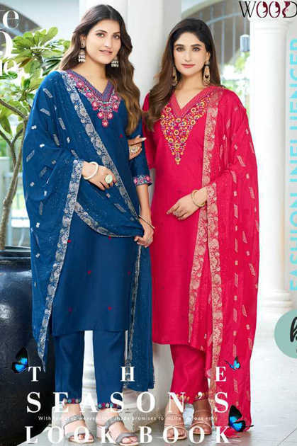 Woodee Mahima Kurti with Dupatta Bottom Viscose Catalog 6 Pcs Woodee Mahima Kurti with Dupatta Bottom Viscose Catalog 6 Pcs