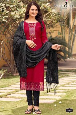 Wooglee Sagaai Kurti with Dupatta Bottom Viscose Catalog 6 Pcs