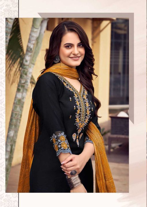 Wooglee Sagaai Kurti with Dupatta Bottom Viscose Catalog 6 Pcs - Image 9