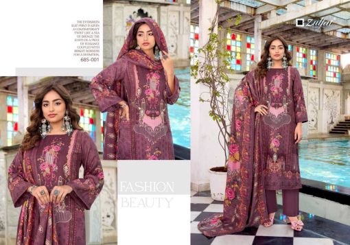 Zulfat Amina by Belliza Pashmina Salwar Suit Catalog 6 Pcs - Image 4