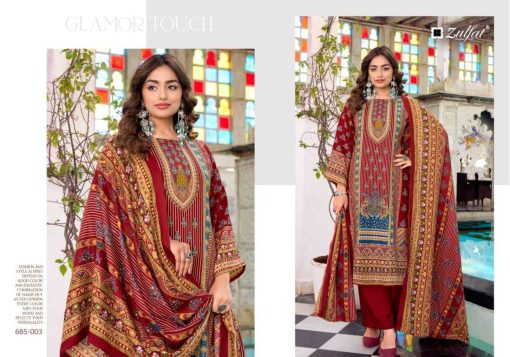 Zulfat Amina by Belliza Pashmina Salwar Suit Catalog 6 Pcs - Image 6