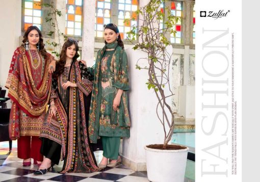 Zulfat Amina by Belliza Pashmina Salwar Suit Catalog 6 Pcs - Image 7