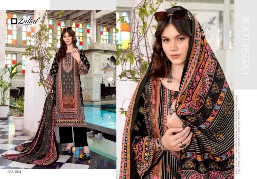 Zulfat Amina by Belliza Pashmina Salwar Suit Catalog 6 Pcs - Image 8