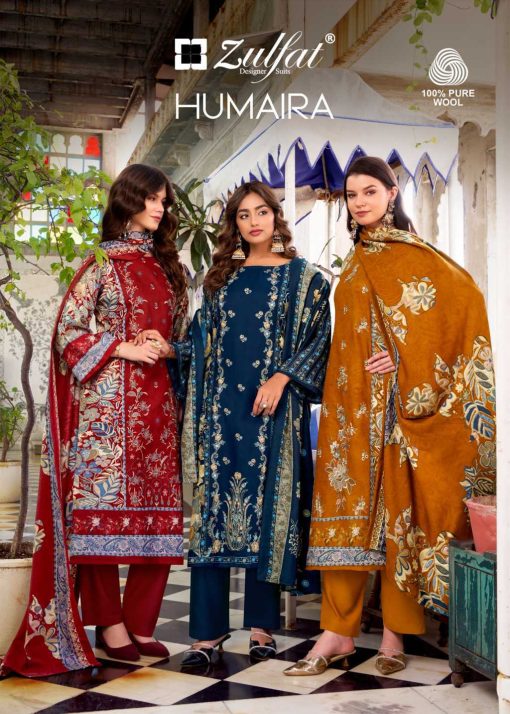 Zulfat Humaira by Belliza Pashmina Salwar Suit Catalog 6 Pcs - Image 2