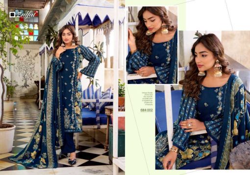 Zulfat Humaira by Belliza Pashmina Salwar Suit Catalog 6 Pcs - Image 6