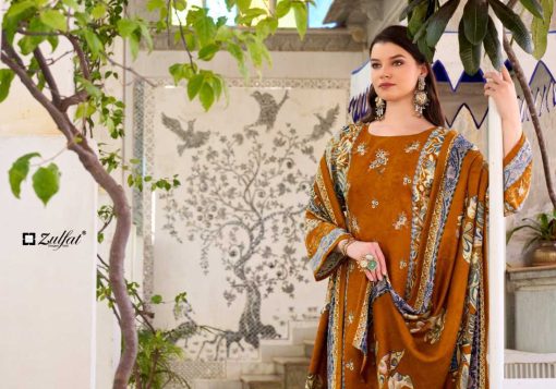 Zulfat Humaira by Belliza Pashmina Salwar Suit Catalog 6 Pcs - Image 7