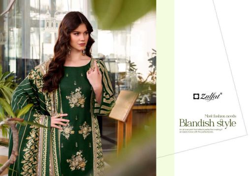 Zulfat Humaira by Belliza Pashmina Salwar Suit Catalog 6 Pcs - Image 9