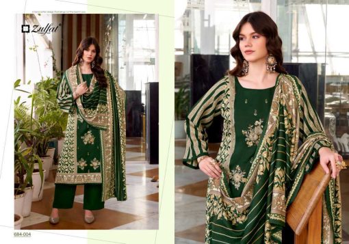 Zulfat Humaira by Belliza Pashmina Salwar Suit Catalog 6 Pcs - Image 10