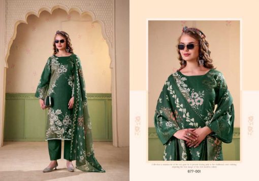 Zulfat Rawiya by Belliza Cotton Salwar Suit Catalog 4 Pcs - Image 4