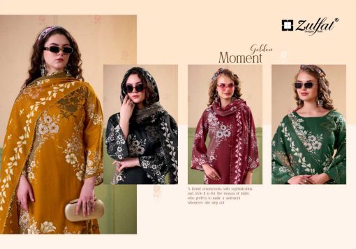 Zulfat Rawiya by Belliza Cotton Salwar Suit Catalog 4 Pcs - Image 8