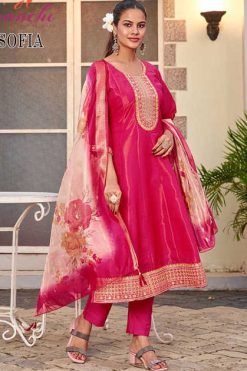 Aanchi Sofia Fancy Kurti with Dupatta Bottom Catalog 3 Pcs 247x371 - Surat Fabrics