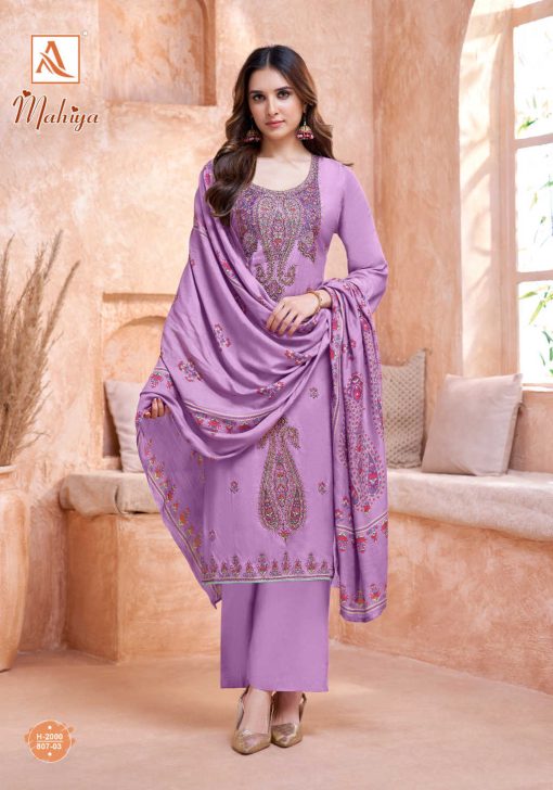 Alok Mahiya Viscose Salwar Suit Catalog 4 Pcs - Image 5