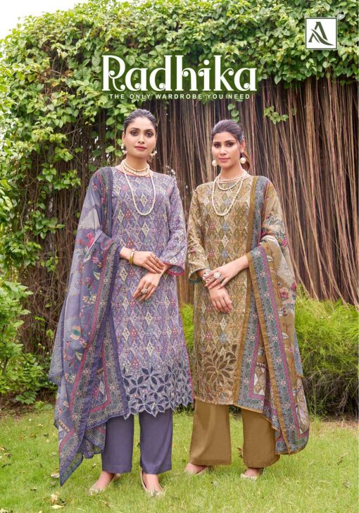 Alok Radhika Cotton Salwar Suit Catalog 4 Pcs - Image 2