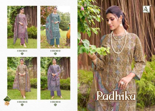 Alok Radhika Cotton Salwar Suit Catalog 4 Pcs - Image 11