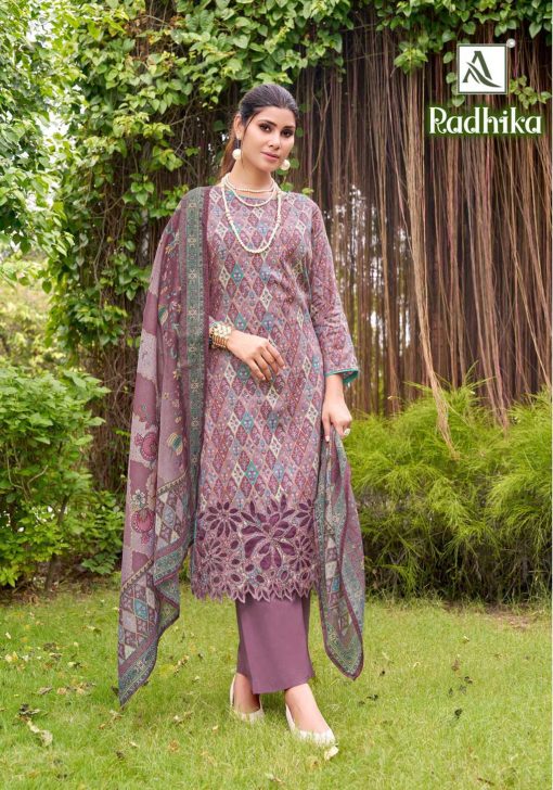 Alok Radhika Cotton Salwar Suit Catalog 4 Pcs - Image 4