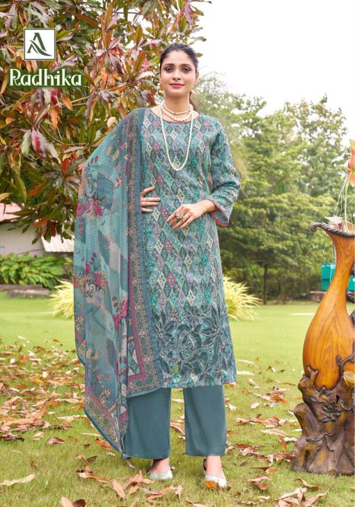 Alok Radhika Cotton Salwar Suit Catalog 4 Pcs - Image 5