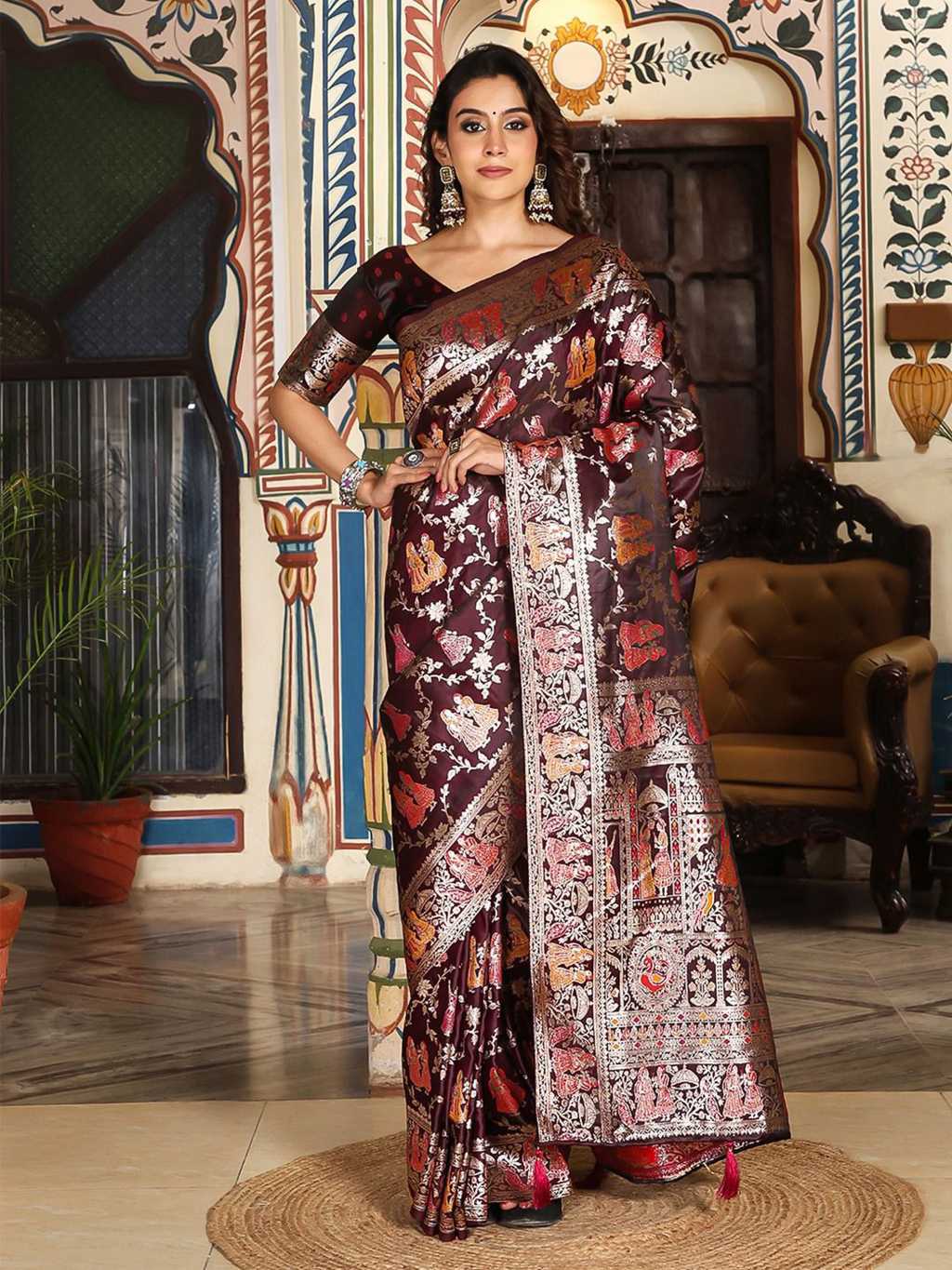 Astita Elegance Vol 3 Silk Saree Sari Catalog 5 Pcs (2) Astita Elegance Vol 3 Silk Saree Sari Catalog 5 Pcs - Image 3