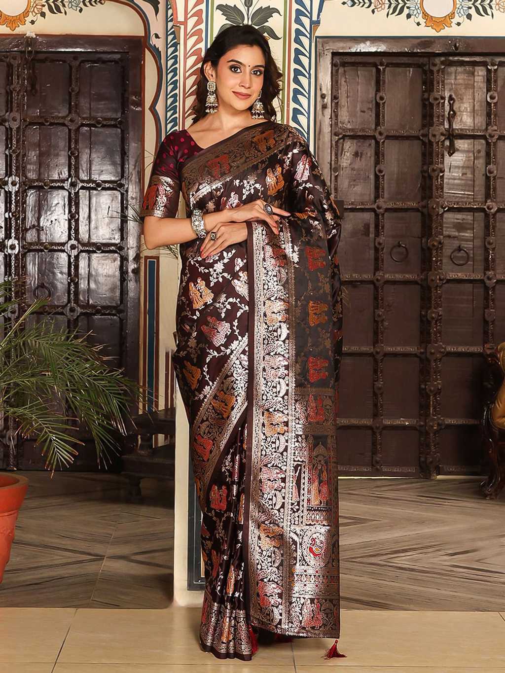 Astita Elegance Vol 3 Silk Saree Sari Catalog 5 Pcs (4) Astita Elegance Vol 3 Silk Saree Sari Catalog 5 Pcs - Image 5