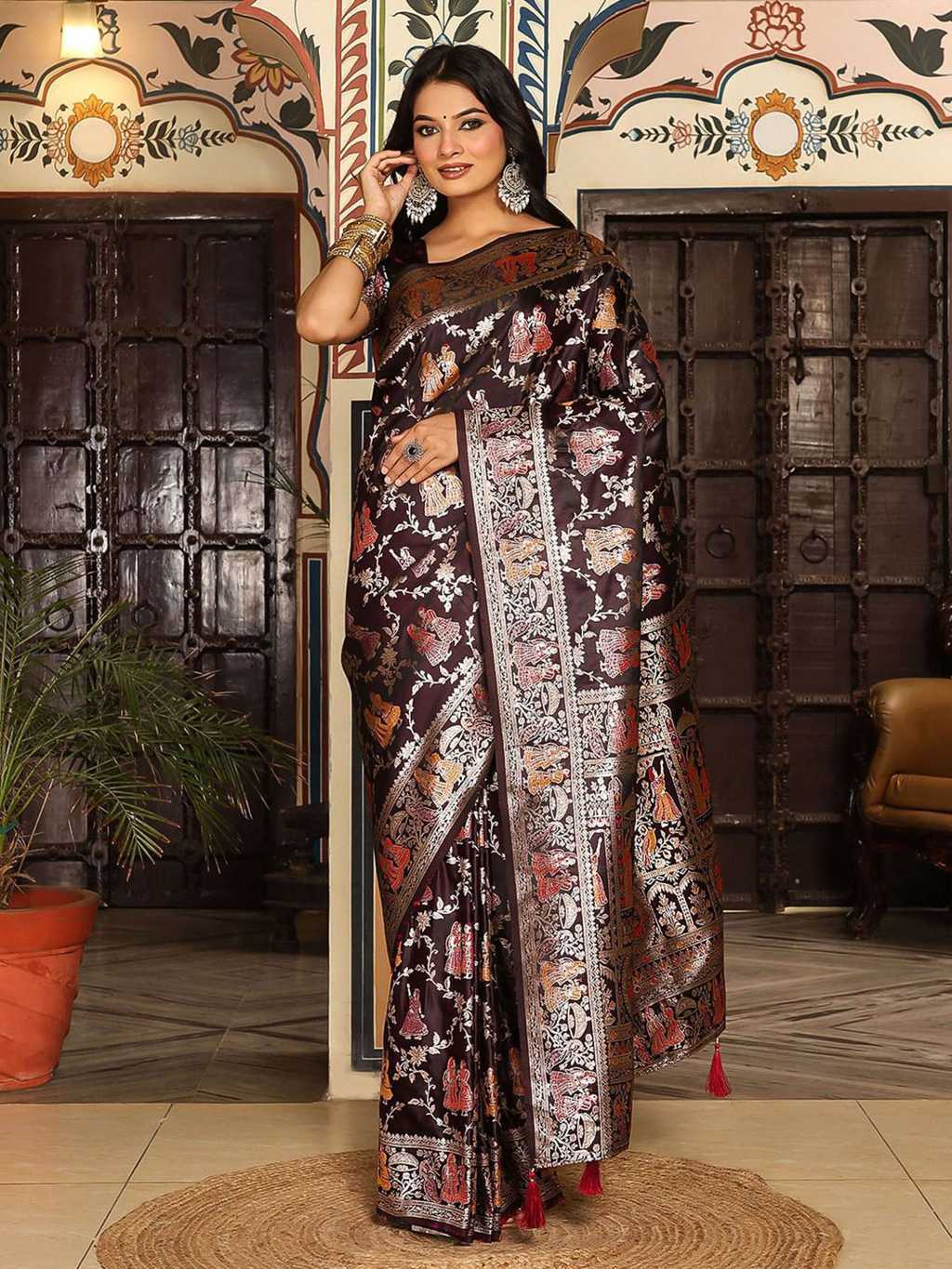 Astita Elegance Vol 3 Silk Saree Sari Catalog 5 Pcs (5) Astita Elegance Vol 3 Silk Saree Sari Catalog 5 Pcs - Image 6