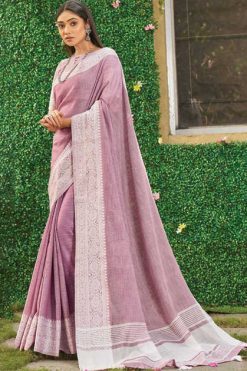 Astita Vaibhav Linen Saree Sari Catalog 4 Pcs 247x371 - Surat Fabrics