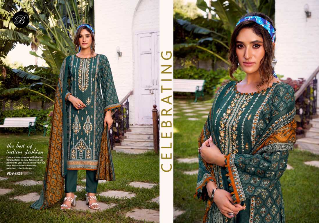 Belliza Bin Saeed Vol 9 Cotton Salwar Suit Catalog 6 Pcs (3) Belliza Bin Saeed Vol 9 Cotton Salwar Suit Catalog 6 Pcs - Image 4