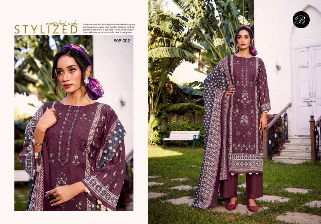 Belliza Bin Saeed Vol 9 Cotton Salwar Suit Catalog 6 Pcs (4) Belliza Bin Saeed Vol 9 Cotton Salwar Suit Catalog 6 Pcs - Image 5